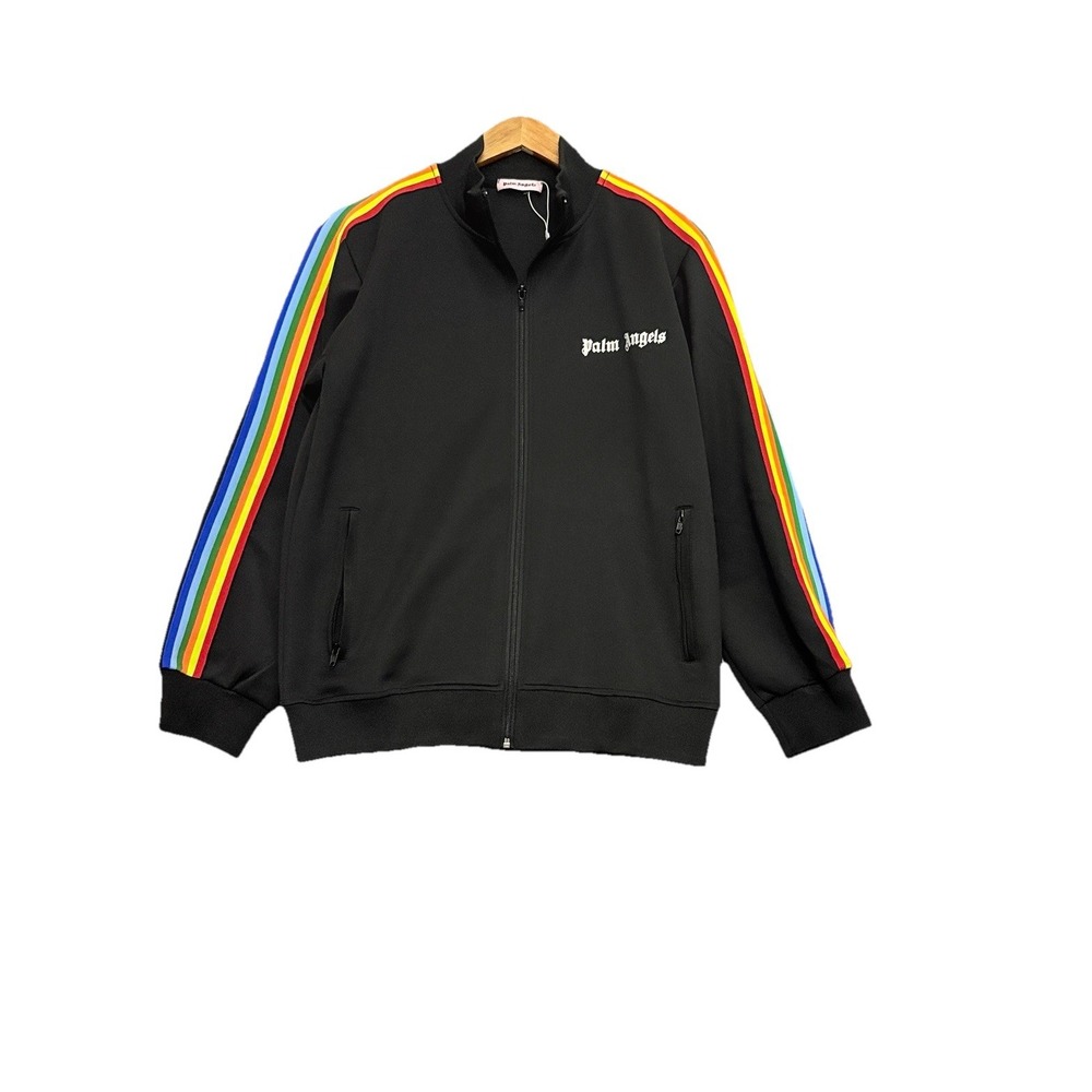 NOT FOR SALE Palm Angels Style Track Jacket Men Zip Up l Retro‎ Top Size Large